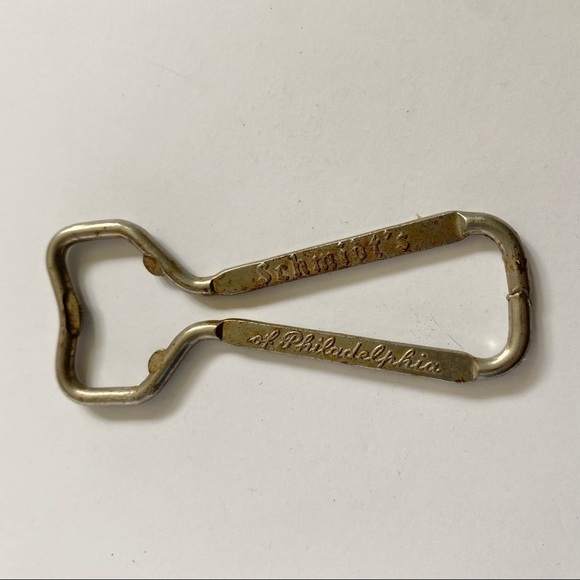Vintage Schmidts Beer Bottle Opener Philadelphia Metal - Picture 2 of 5